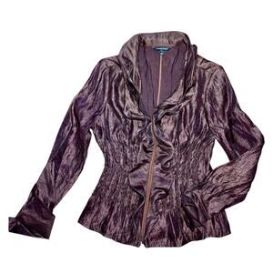 Samuel Dong Blazer Crinkle Jacket